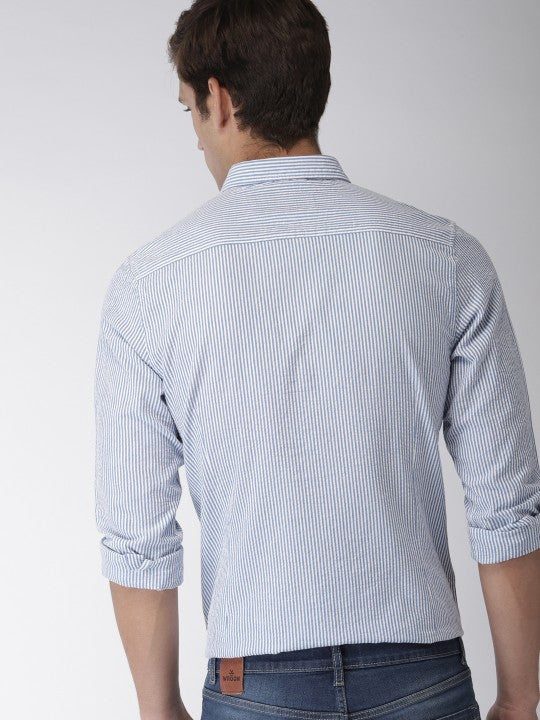 Slim Fit Opaque Casual Shirt